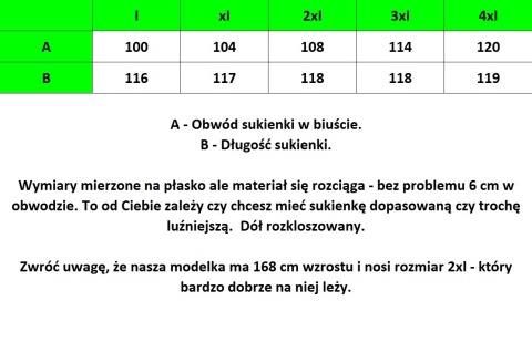 Sukienka rozkloszowana Olza - Polska produkcja. Uniwersalna. Na co dzień i na każdą okazję.
